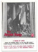 The Addams Family TV Series Trading Card #34 &quot;Friend of Lunch&quot; Donruss 1... - £10.62 GBP