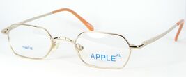 Child's APPLE EYEWEAR Monel AB215 GOLD EYEGLASSES GLASSES FRAME 215 44-2... - $13.86