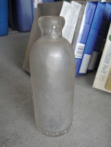 Vintage Glass Mineral Water Bottle R Bovee Troy NY - £17.94 GBP