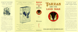 Burroughs, Edgar Rice. Tarzan And The Lion Man Facsimile Dust Jacket 1st Ed - £18.50 GBP