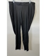 Torrid Faux Leather High Waisted Full Length Leggings Black Size 2XL - $21.99