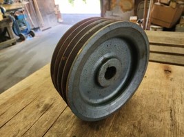 Unbranded 9-3/8&quot; Od.  4 Groove B Belt Pulley / Sheave 1-3/8&quot; Bore. - £80.12 GBP