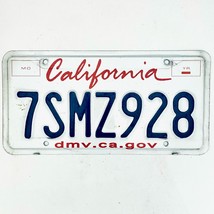  United  States California Lipstick Passenger License Plate 7SMZ928 - £13.23 GBP