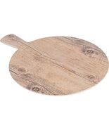 12.5&quot; Diameter Faux Wood Large Serving Board w/ 4&quot; Handle Cheese Platter - €10,29 EUR