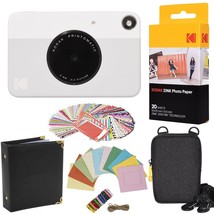 Kodak Printomatic Instant Camera (Grey) Gift Bundle + Zink Paper (20 Sheets) + C - £135.05 GBP