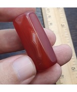 Amulette de perles de cornaline décorées de perles d&#39;agate rouge tibétaines - $55.29 CAD