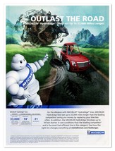 Michelin Man HydroEdge Tires Outlast the Road 2010 Full-Page Print Magazine Ad - £7.57 GBP