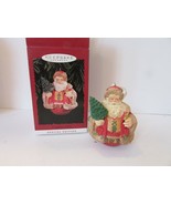 HALLMARK KEEPSAKE ORNAMENT 1996 EVERGREEN SANTA SPECIAL EDITION SIGNED  MIB - $6.88
