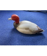Fenton Mallard Duck HP by Marilyn Wagner Blue Teal Wing Teal 5147 NQ Red... - $1,876.12 MXN