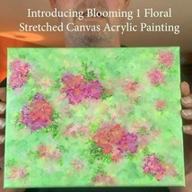 Introducing Blooming 1, Hand-Painted 8&quot; x 10&quot; Stretched Canvas Acrylic Painting - $84.15