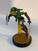 Lien Zelda Super Smash Bros Nintendo Amiibo Figurine Wii U 3DS Interrupt... - $30.14