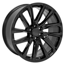 24&quot; Gloss Black Escalade Sport Platinum OE Replica SSX Wheels Rims Set of 4 - £1,139.50 GBP