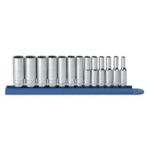 GearWrench 13 Piece 1/4 Inch Drive 12 Point Deep Metric Socket Set - $2,196.02 MXN