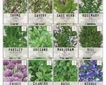 , Culinary Herb Seed Packet Collection (12 Individual Varieties Of Herb ... - $22.99
