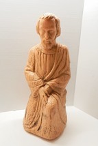 Empire Plastic Nativity Joseph Wood Look Blow Mold 18 Inch Brown - £19.74 GBP