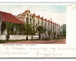 San Gabriel Archangel Mission CA California UDB Postcard S24 - $2.92