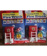 Vintage Fireman &amp; Truck Plastic Toy Set Dime Store Toys See Picture NOS - €7,80 EUR