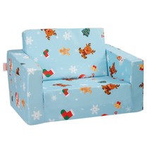 VEVOR Kids Christmas Couch, 2-in-1 Toddler Chairs Comfy, Toddler Couch Sofa Bed  - $1,738.91 MXN