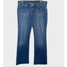 LUCKY BRAND Dungarees medium wash mid rise flare jeans Women&#39;s size 10/30 - £22.76 GBP