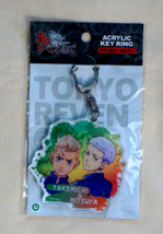 New Japan Tokyo Revengers Takemichi &amp; Mitsuya Acrylic Key Chain Ring 81x... - £4.60 GBP