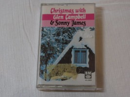 Christmas with Glen Campbell &amp; Sonny James Cassette Tape Blue Christmas - £8.19 GBP