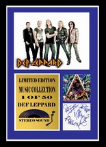 Def Leppard Signed Framed - £16.05 GBP