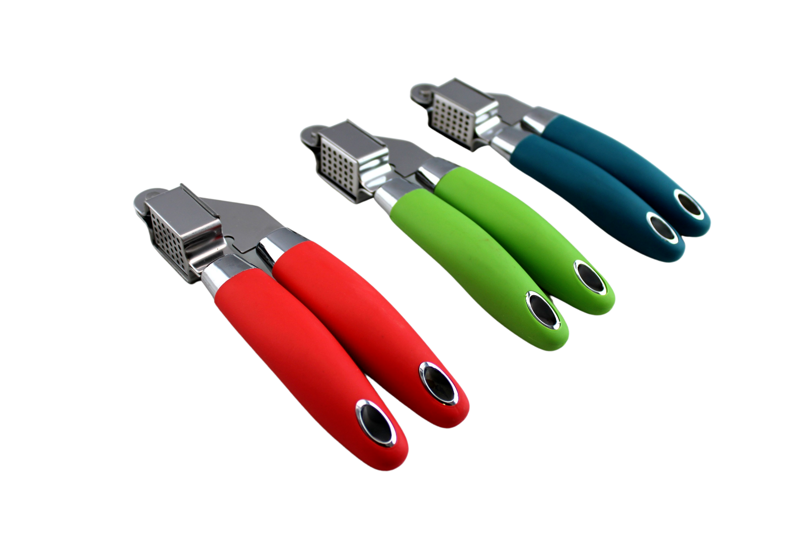 Premium Quality Modern Garlic Press  Anti-Slip Ergonomic Handle Stainles... - $9.99