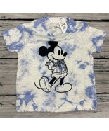 Baby Gap S/S Blue White Tie-Dye Mickey Mouse Graphic Tee T-Shirt Sz 2 ye... - €17,76 EUR