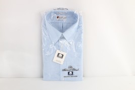 NOS Vintage 70s Princeton University Store Mens 15.5 34/35 Button Shirt Blue USA - £47.26 GBP