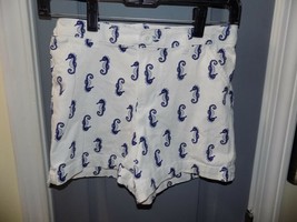 J.Khaki  White Seahorse Print Shorts Size 16 Girl&#39;s EUC - £14.78 GBP