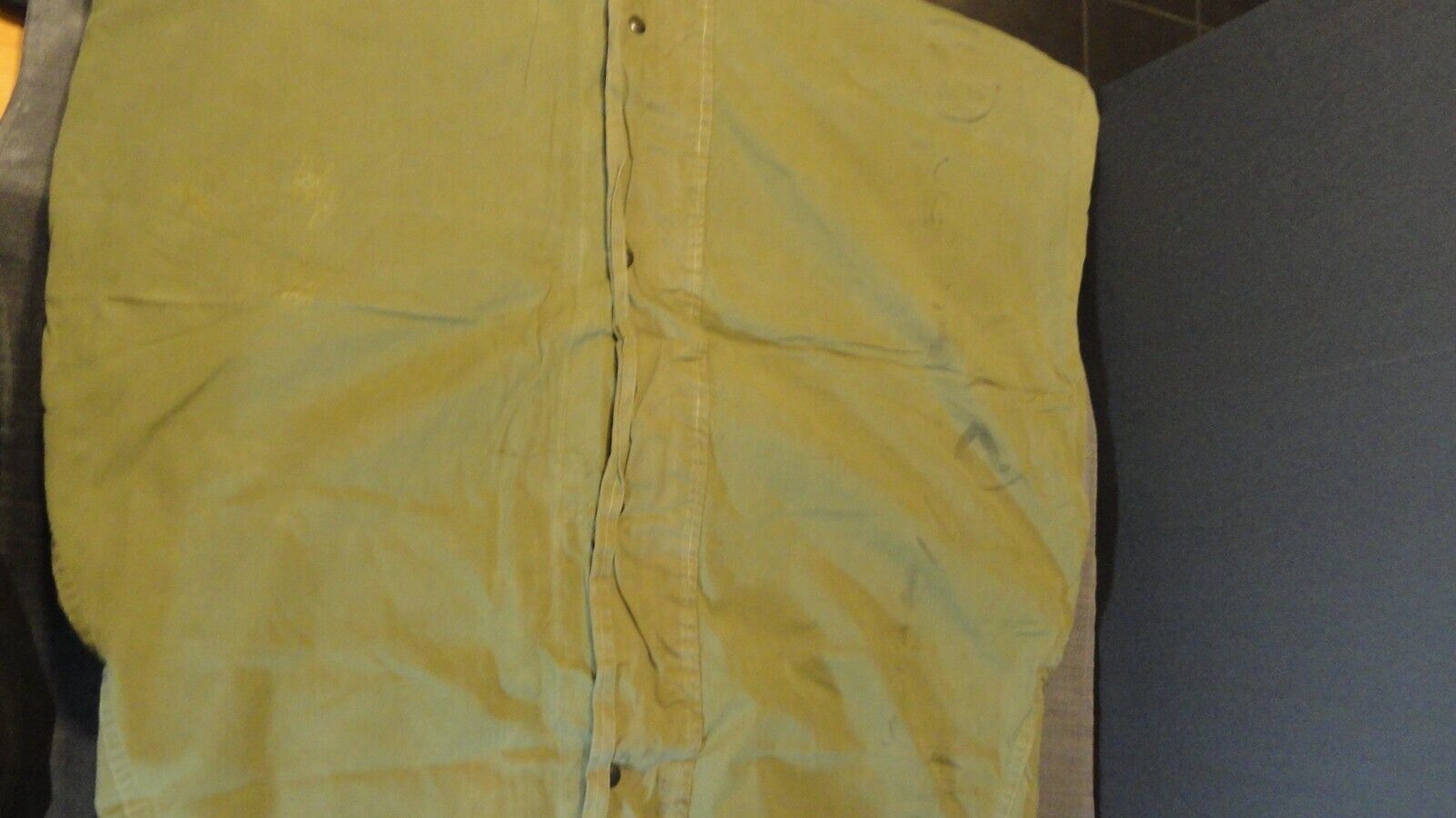 VINTAGE PHILA QUARTERMASTER WATER REPELLENT OD MIL A SLEEPING BAG BIVY COVER Item image 7