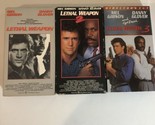 Lethal Weapon Lot Of 3 VHS Tape Mel Gibson Danny Glover S1A - $9.89