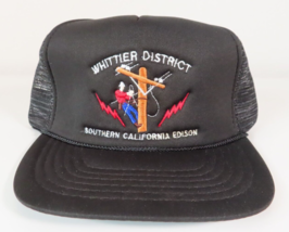 VTG SCE Whittier District Black Southern California Edison Corded Trucke... - $26.68