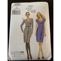 Vogue Misses Dress Sewing Pattern V8664 Sz 6 - 12 - Uncut - £8.67 GBP