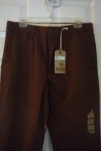 Vintage DOCKERS Slacks/Pants, Brown D-3 Classic, New w/Tags 32 X 30 Flat Front - £23.29 GBP
