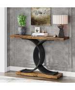 Tribesigns Geometric Frame Console Table, Brown - $204.93 CAD+