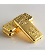 Ultra Thin Gold Bar Shaped Sophisticated Butane Lighter 999.9 USA Stock ... - £6.98 GBP