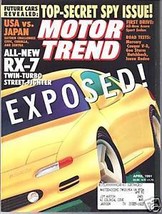 Motor Trend  Magazine  April   1991 - £1.97 GBP