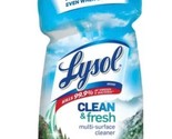 Lysol Clean &amp; Fresh Multi-Surface Cleaner, Cool Adirondack Air Scent, 48... - £7.81 GBP