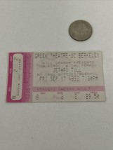 JETHRO TULL Concert Ticket Stub 09/17/1993 Greek Theater UC Berkley 2nd ... - $40.00