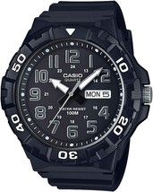 Casio MRW-210H-1A Black X-Large Dial Analog Men&#39;s Watch - £37.58 GBP