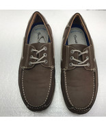 David Stone Shoes Mens Size 9 Med Brown Boat Casual Lightweight Comfy Lo... - $18.16 CAD