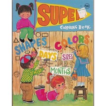 Vintage Super Coloring Book 10007 by Modern Promotions and Unisystems - £30.31 GBP