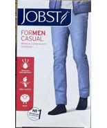 Jobst For Men Casual Medical Compression Socks 20-30 mmHg Knee High Khak... - £31.27 GBP