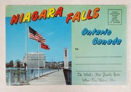 Niagara Falls Ontario Canada Fold Out Souvenir Postcard Vintage Postcard - $19.60