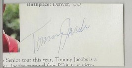Tommy Jacobs Signed Program Page JSA - £15.54 GBP
