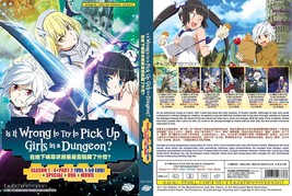 DVD Anime Is It Wrong To Try To Pick Up Girls Sea 1-4 (Vol.1-59 End) English Dub - £70.71 GBP