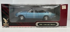 Road Signature Chevrolet Corvair Monza Conv. 1969 Blue Diecast 1:18 Scal... - $59.39