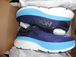 Hoka One Bondi 8 Blue & White Size 13 2E pre-owned in the Box image 2