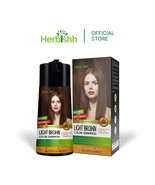 Herbishh Magic Hair Colour Dye Shampoo 400ML PPD Free - Light Brown - $25.00